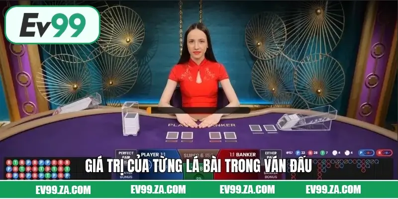 Giá trị của từng lá bài trong ván đấu